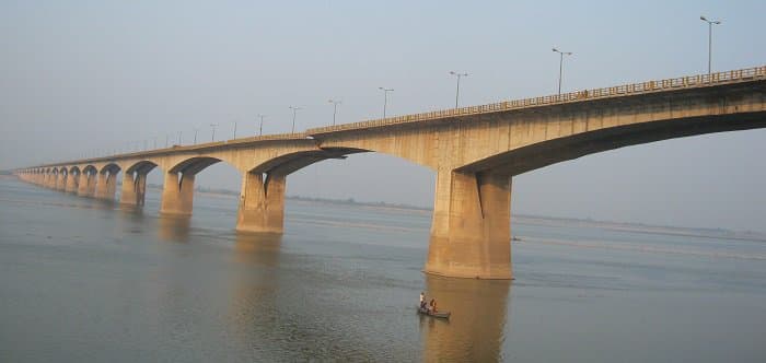 भारत के सबसे बड़े पुलों में से एक महात्मा गांधी पुल