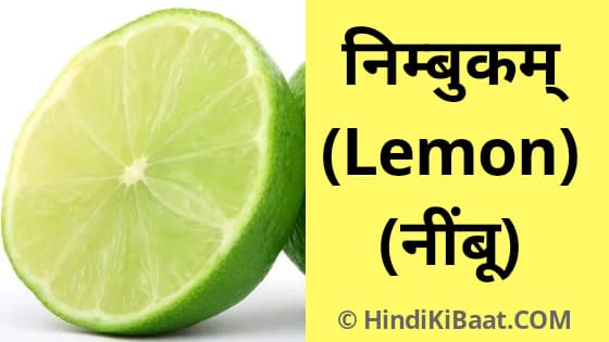 Lemon in Sanskrit. नींबू का संस्कृत में नाम