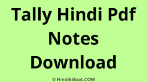 tally assignment pdf in hindi
